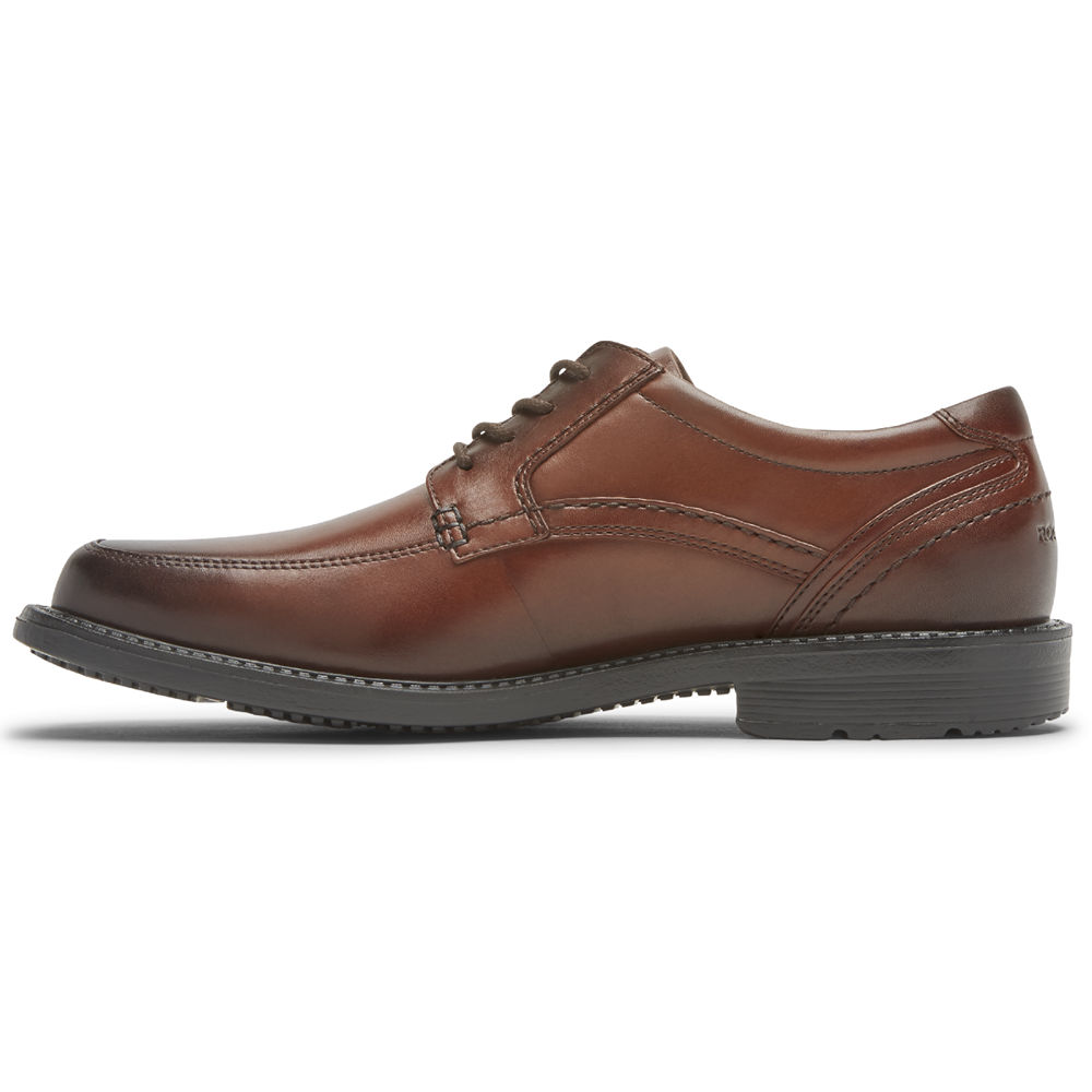 Rockport Lace Up For Mens Brown - Style Leader 2 Apron Toe - DN0594732